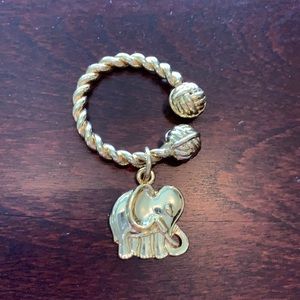NWOT Lilly Pulitzer Elephant Keychain